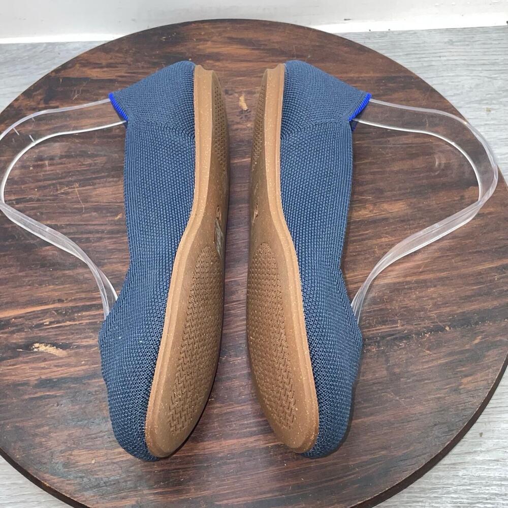 Rothys Womens The Flat Round Toe Size 5.5 Knit Slip On Shoes Comfort Work Casual - Picture 7 of 9